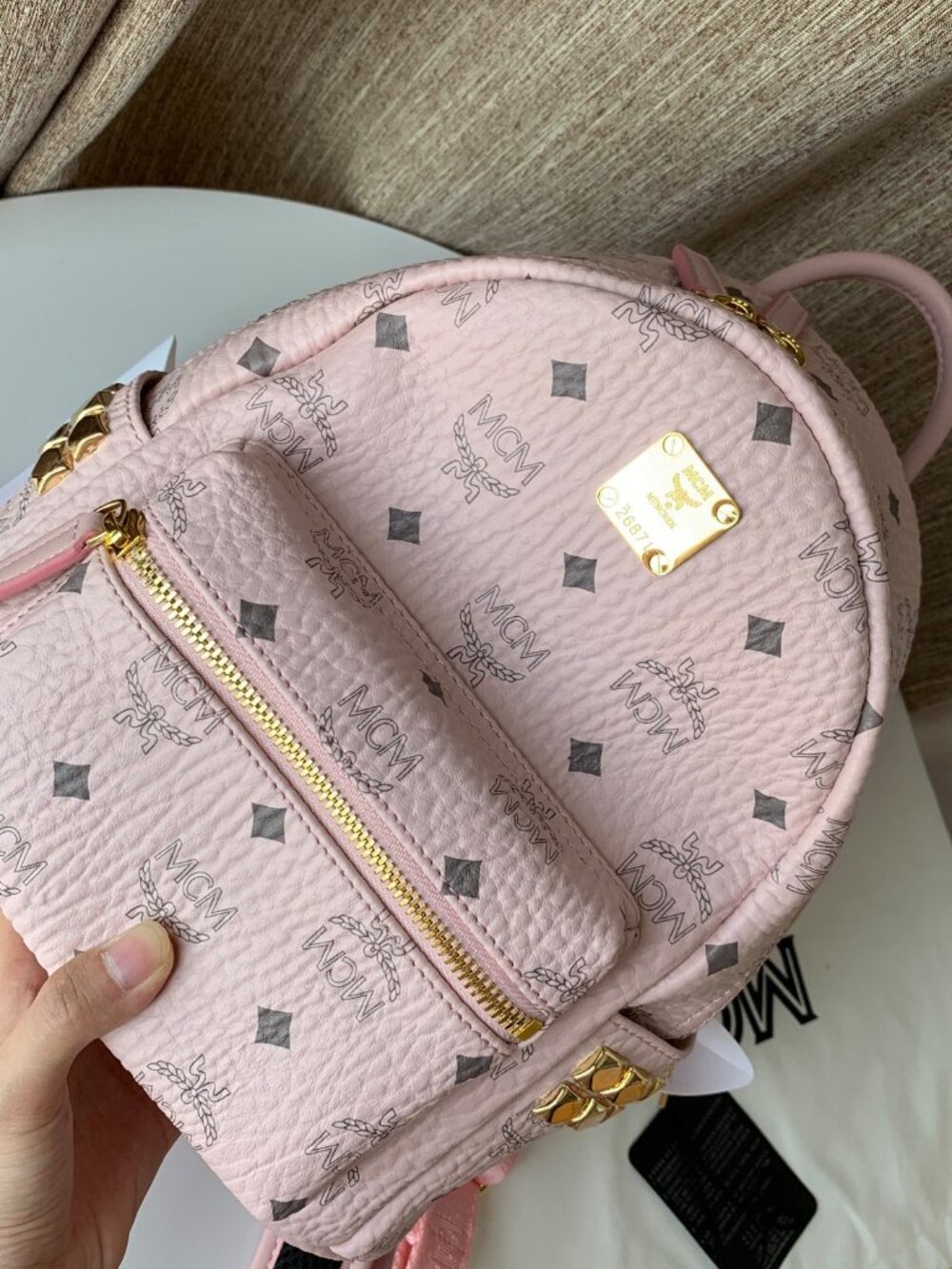 MCM Backpack Pink - Picture 4 of 8